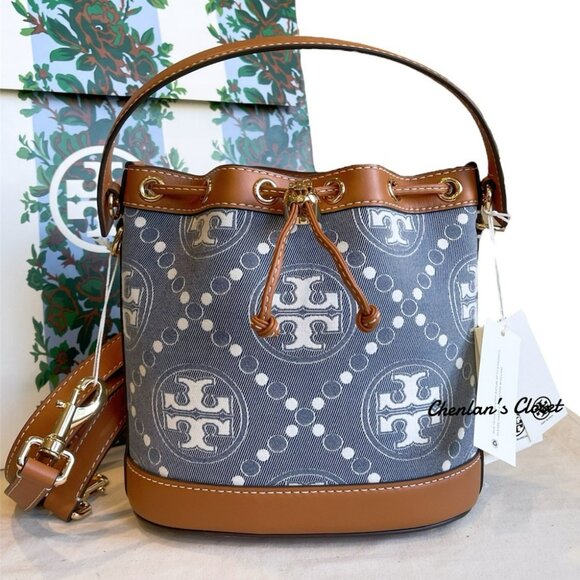 🔥NeW! Tory Burch T Monogram Bucket Bag - Picture 12 of 12